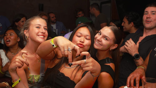 Nice Pub Crawl experience in Nice with a group sharing drinks and enjoying a relaxed social nightlife atmosphere