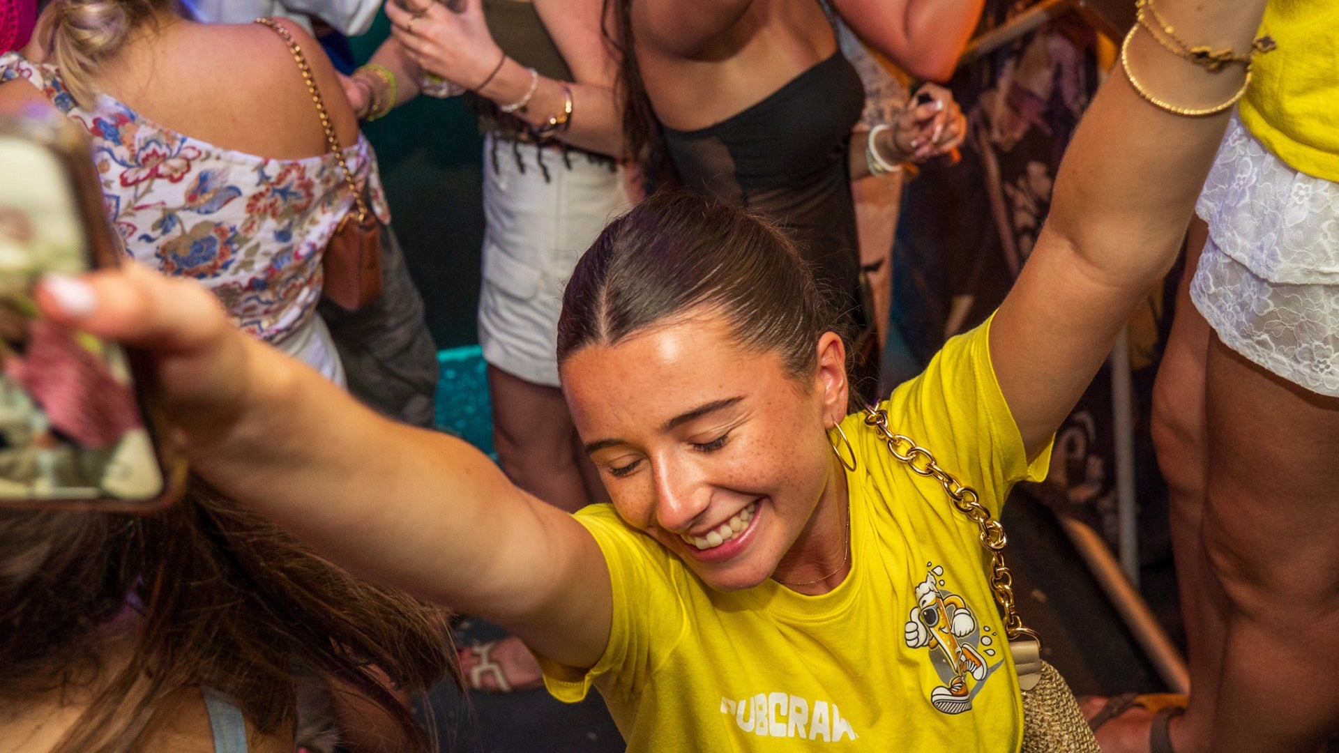 Nightlife activities during a Nice Pub Crawl in Nice with group games drinks and social atmosphere